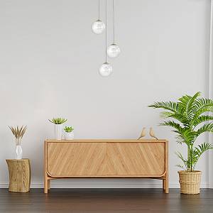 Κρεμαστό φωτιστικό 3 x G9 χρυσό