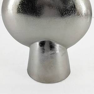 DOTO ΒΑΖΟ ΑΛΟΥΜΙΝΙΟ SILVER NICKEL 20,25x11,5xH25,5cm
