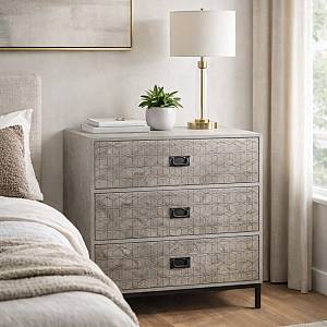 RUBIK ΣΥΡΤΑΡΙΕΡΑ 3ΣΥΡΤΑΡΙΑ CEMENT ΑΝΟΙΧΤΟ ΜΕ PATTERN 80x40xH80cm