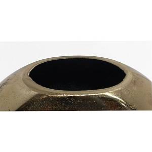 BALLON ΒΑΖΟ 28x27x8cm ΑΛΟΥΜΙΝΙΟ ΧΡΥΣΟ