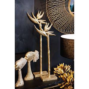 PARADISE BIRD ΔΙΑΚΟΣΜΗΤΙΚΟ ΛΟΥΛΟΥΔΙ 23x9x75cm POLYRESIN ΧΡΥΣΟ