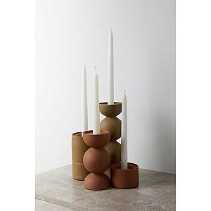 FORMAS ΚΗΡΟΠΗΓΙΟ 9x9x14cm ΑΛΟΥΜΙΝΙΟ BEIGE ROUGH