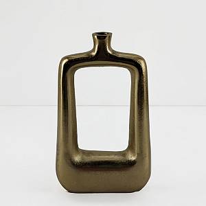 NAZAR ΒΑΖΟ 19x6x32cm ΑΛΟΥΜΙΝΙΟ ΧΡΥΣΟ