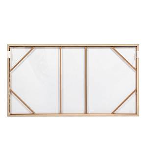 CALANDIUM C ΠΙΝΑΚΑΣ ΔΙΑΚΟΣΜΗΤΙΚΟΣ ΜΕ ΚΟΡΝΙΖΑ 80x145x4cm ΚΑΜΒΑΣ ΜΠΕΖ ΠΟΛΥΧΡΩΜΟ ΞΥΛΟ ΦΥΣΙΚΟ