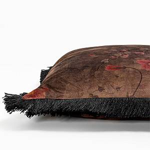 FLORES ΔΙΑΚΟΣΜΗΤΙΚΟ ΜΑΞΙΛΑΡΙ 45x45cm ΥΦΑΣΜΑ ΠΟΛΥΧΡΩΜΟ POLYESTER