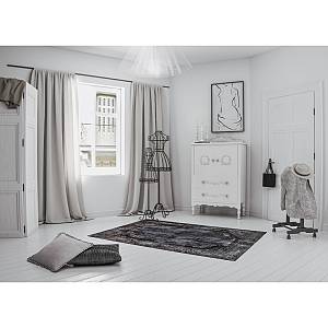 FILO ΔΙΑΚΟΣΜΗΤΙΚΟ ΜΑΞΙΛΑΡΙ 45x45cm ΥΦΑΣΜΑ ΓΚΡΙ