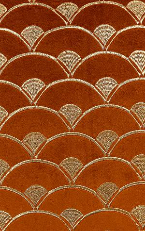 SUNRISE ΔΙΑΚΟΣΜΗΤΙΚΟ ΜΑΞΙΛΑΡΙ 45x45cm ΒΕΛΟΥΔΟ TERRACOTTA ΧΡΥΣΟ