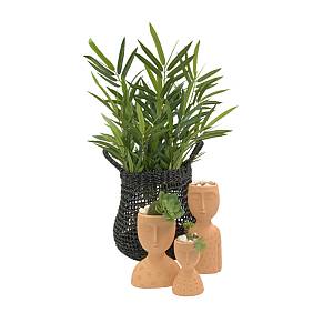 SKEPTICAL 3 ΚΑΣΠΩ 9x7x14cm POLYRESIN TERRACOTTA