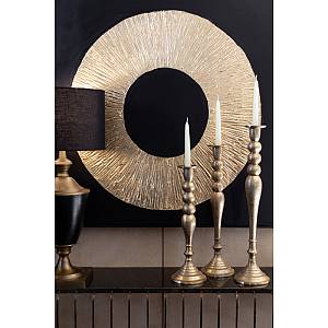 DAZZLE ΚΗΡΟΠΗΓΙΟ 15x15x53cm ΑΛΟΥΜΙΝΙΟ ΧΡΥΣΟ