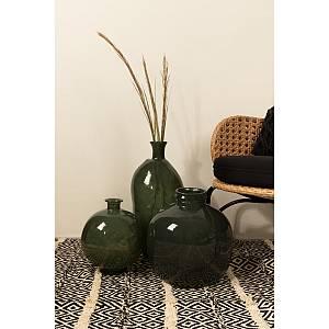 RIPE OLIVE ΒΑΖΟ 32x32x35cm ΑΝΑΚΥΚΛΩΜΕΝΟ ΓΥΑΛΙ ΛΑΔΙ