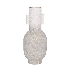 CILINDRO ΒΑΖΟ 16x16x40cm ΜΕΤΑΛΛΟ ΛΕΥΚΟ ΧΡΥΣΟ