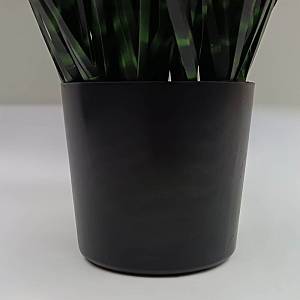 DARK PURE GRASS ΦΥΤΟ ΤΕΧΝΗΤΟ ΣΕ ΓΛΑΣΤΡΑ 90cm PVC ΠΡΑΣΙΝΟ ΣΚΟΥΡΟ