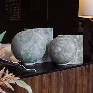 ALKISTIS ΒΑΖΟ 30x23x25cm ΚΕΡΑΜΙΚΟ ΓΚΡΙ