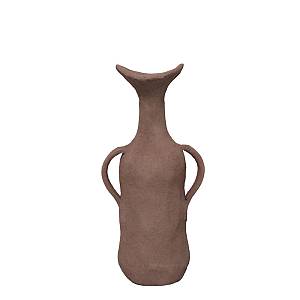 NATHEN ΒΑΖΟ 13x8.5x25cm ΑΛΟΥΜΙΝΙΟ ΜΠΕΖ