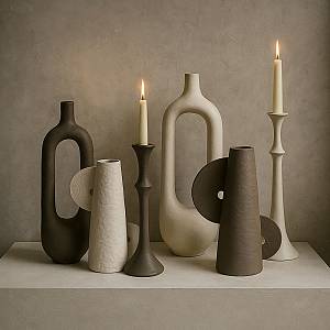 FINTON ΚΗΡΟΠΗΓΙΟ 11x11x38cm ΑΛΟΥΜΙΝΙΟ MUD