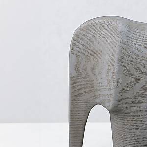 ZAMBIA.2 ΔΙΑΚΟΣΜΗΤΙΚΟ ΕΛΕΦΑΝΤΑΣ 16.5x9x18cm POLYRESIN ΜΠΕΖ