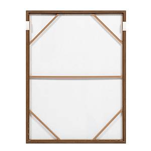 LINEAR ΠΙΝΑΚΑΣ ΔΙΑΚΟΣΜΗΤΙΚΟΣ ΜΕ ΚΟΡΝΙΖΑ 90x120x4cm ΚΑΜΒΑΣ ΜΠΕΖ ΓΚΡΙ ΜΑΥΡΟ ΞΥΛΟ ΦΥΣΙΚΟ