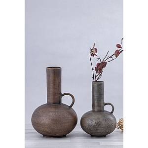 STEEL SHINE ΒΑΖΟ 23x23x34cm ΑΛΟΥΜΙΝΙΟ BRONZE