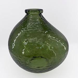 BOCAL ΒΑΖΟ 25x25x25cm ΓΥΑΛΙ ΠΡΑΣΙΝΟ