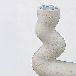 ANGLES II ΚΗΡΟΠΗΓΙΟ ΔΙΑΚΟΣΜΗΤΙΚΟ 10.5x7x23.5cm RESIN ΜΠΕΖ