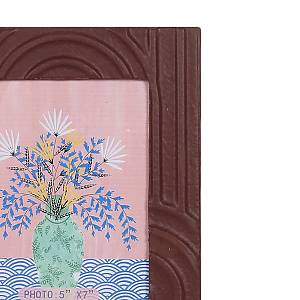 RAW ΚΟΡΝΙΖΑ 18x1.5x23cm MDF ΚΑΦΕ ΣΚΟΥΡΟ ΓΥΑΛΙ