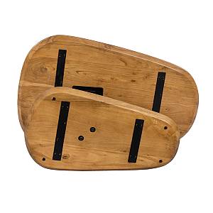 LEVEL COFFEE TABLE ΚΑΡΥΔΙ ΜΑΥΡΟ 95x65x48cm