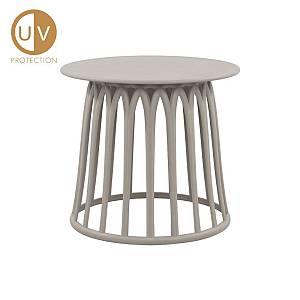 BASKET SIDE TABLE ΓΚΡΙ ΑΝΟΙΧΤΟ 49.5x49.5x44cm