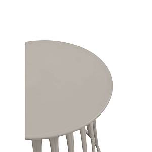 BASKET SIDE TABLE ΓΚΡΙ ΑΝΟΙΧΤΟ 49.5x49.5x44cm