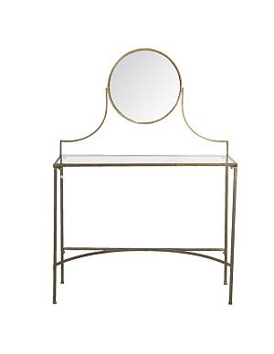 Μπουντουάρ μεταλ.χρυσό 98 x 32 x 139 cm