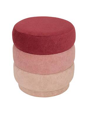 Σκαμπώ ροζ/3αποχρώσεις Φ37,5x40cm