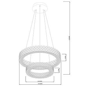 ΠΟΛΥΦΩΤΟ-ΚΡΕΜΑΣΤΟ ΦΩΤΙΣΤΙΚΟ LED-ΚΩΔ. CILA-600+400