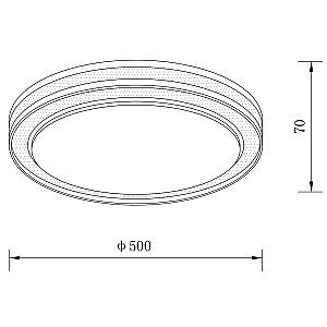 ΟΡΟΦΗΣ ΦΩΤΙΣΤΙΚΟ LED-ΠΛΑΦΟΝΙΕΡΑ-ΚΩΔ. EVE-50