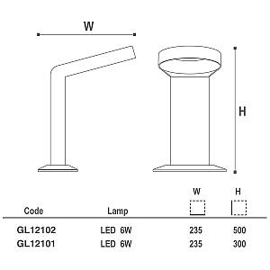 ΦΩΤΙΣΤΙΚΑ ΕΞΩΤΕΡΙΚΟΥ ΧΩΡΟΥ - ΚΩΔ. GL12102