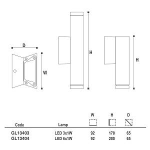 ΦΩΤΙΣΤΙΚΑ ΕΞΩΤΕΡΙΚΟΥ ΧΩΡΟΥ - ΚΩΔ. GL13404