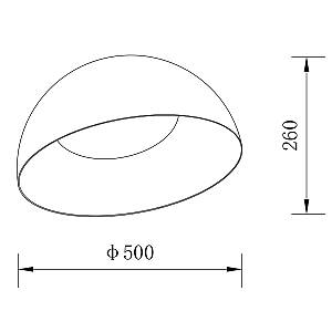 ΟΡΟΦΗΣ ΦΩΤΙΣΤΙΚΟ LED-ΠΛΑΦΟΝΙΕΡΑ-ΚΩΔ. HEPHAESTUS-50C-GR