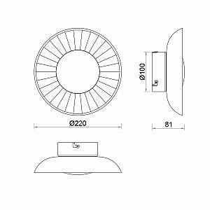 ΑΠΛΙΚΑ ΕΠΙΤΟΙΧΙΟ ΦΩΤΙΣΤΙΚΟ-ΚΩΔ. IRIDA-22CN