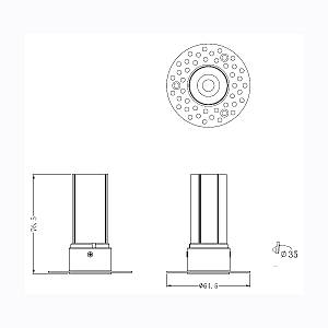 ΣΠΟΤ ΦΩΤΙΣΤΙΚΟ ΧΩΝΕΥΤΟ-ΚΩΔ. OGIO-30-T