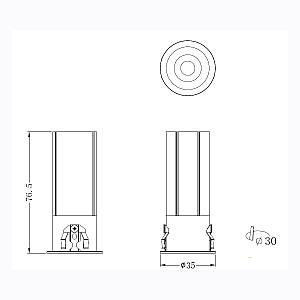 ΣΠΟΤ ΦΩΤΙΣΤΙΚΟ ΧΩΝΕΥΤΟ-ΚΩΔ. OGIO-30