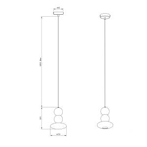 GALAXY - Μεταλλικό Κρεμαστό Φωτιστικό