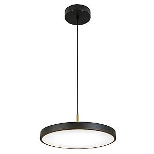 PENDANT LED LIGHT 17W 3000K BLACK MATT - BRUSHED BRASS