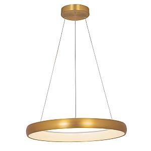 PENDANT  LIGHT 50W 3000K,ALUMINUM & ACRYLIC   BRUSHED GOLD MATT