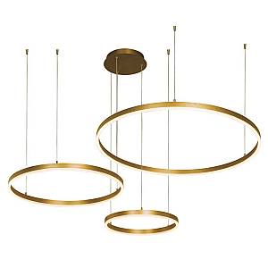 PENDANT LIGHT 126W 3000K BRUSHED GOLD