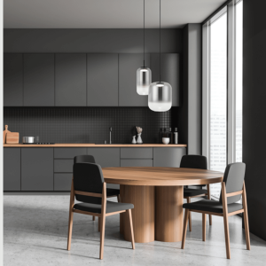 PENDANT LED LIGHT 12W 3000K BLACK-SMOKED GLASS