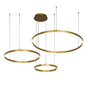 PENDANT LIGHT 126W 3000K BRUSHED GOLD DIMMABLE