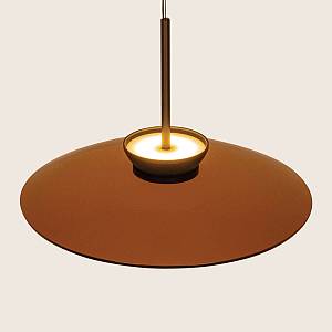 PENDANT LED LIGHT 31W 2700K-3000K TRIAC BLACK MATT - TAWNY GLASS