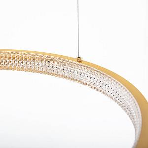 PENDANT LIGHT 34W 3000K ALUMINIUM-ACRYLIC   BRUSHED GOLD MATT
