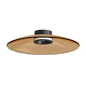 CEILING LED LIGHT 30W 2700K-3000K TRIAC BLACK MATT - TAWNY GLASS