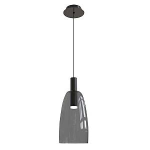 PENDANT LIGHT GLASS 7W SMOKE GRAY