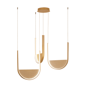 PENDANT LED LIGHT 54W 3000K,4000K GOLD-CHAMPAGNE