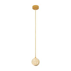 PENDANT LED LIGHT 3W 3000K NATURAL STONE - GOLD METAL